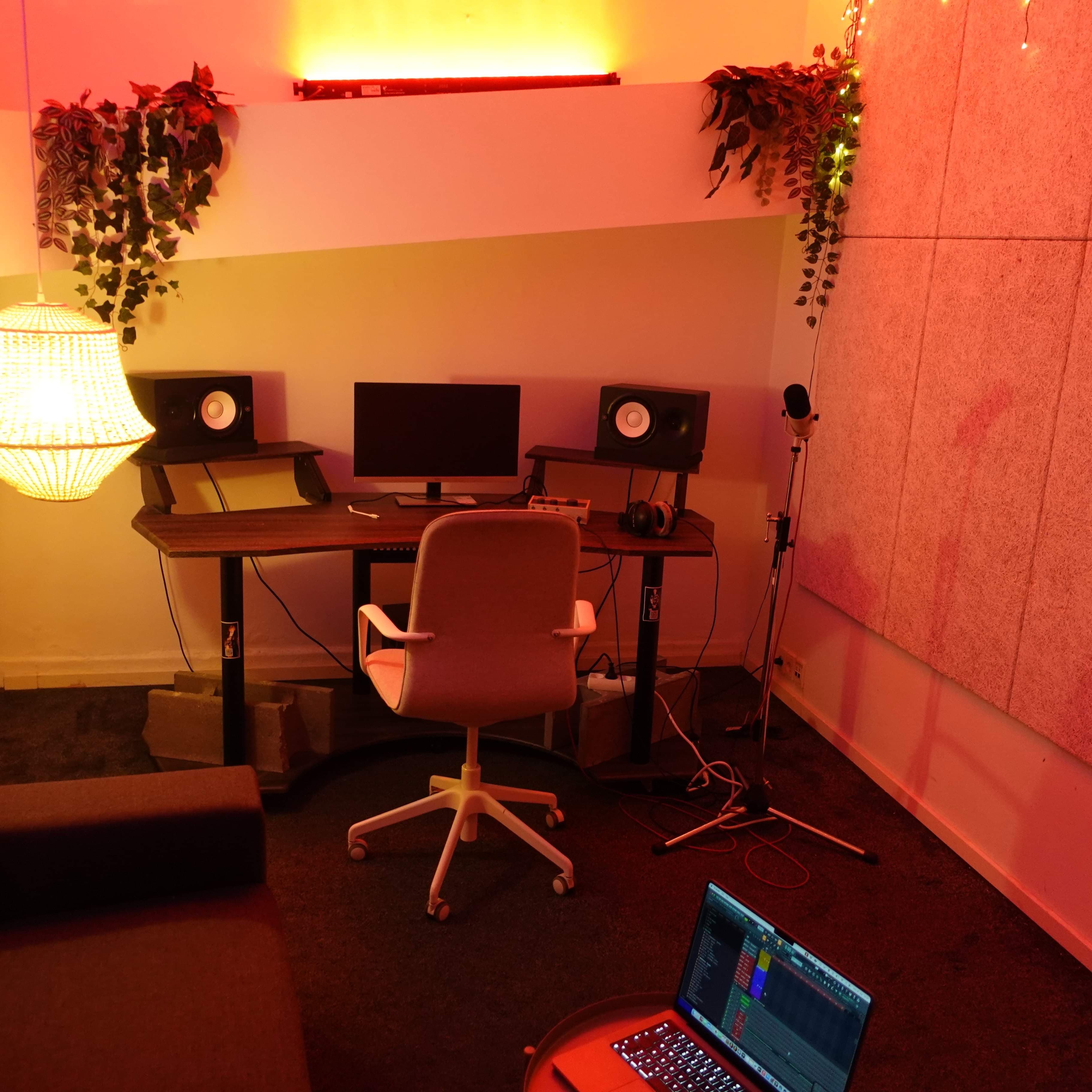 Studio Five’s equipment setup for personal projects.